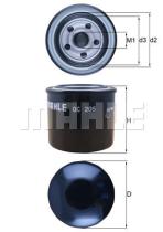 MAHLE OC205 - FILTROS DE ACEITE MAZDA