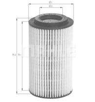 MAHLE OX153D3 - ELEMENTOS FILTRANTES DE ACEITE