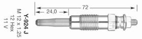 NGK 7906 - CALENTADOR METALICO