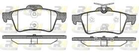 RH 284240 - JGO PASTILLAS DE FRENO TRASERAS MAZDA
