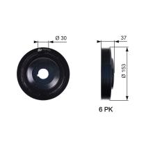 GATES TVD1035 - TVD1035 DA TORS VIBR. DAMPER