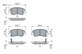 BOSCH 0986494563 - PASTILLA DE FRENO