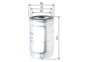 BOSCH 1457434516 - FILTRO-BOX COMBUSTIBLE