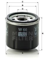 MANN W66 - FILTRO ACEITE