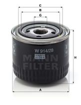 MANN W91428 - [*]FILTRO ACEITE