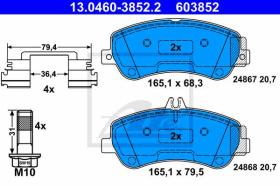 ATE 603852 - PASTILLA FRENO MERCEDES-BENZ GLK-CL