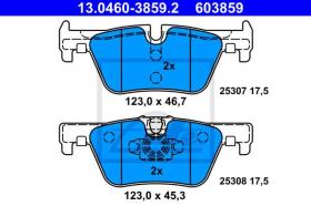 ATE 603859 - PASTILLA FRENO BMW 1(F20)(2011-2019