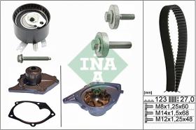 INA 530019730 - KIT DISTRIBUCION CON BOMBA AGUA TURISMO