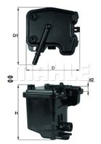 MAHLE KL431D - FILTROS DE COMBUSTIBLE