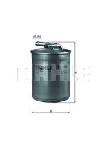 MAHLE KL494 - FILTROS DE COMBUSTIBLE