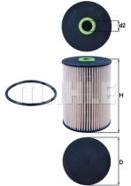 MAHLE KX228D - ELEMENTOS FILTRANTES DE COMBUSTIBLE