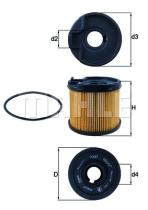 MAHLE KX87D - ELEMENTOS FILTRANTES DE COMBUSTIBLE