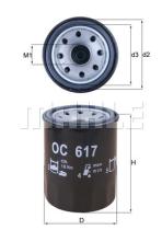 MAHLE OC617 - FILTROS DE ACEITE