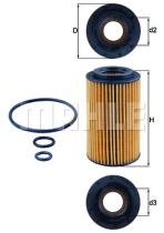 MAHLE OX1537D2 - ELEMENTOS FILTRANTES DE ACEITE