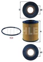 MAHLE OX1541D - ELEMENTOS FILTRANTES DE ACEITE