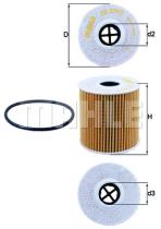 MAHLE OX3392D - ELEMENTOS FILTRANTES DE ACEITE