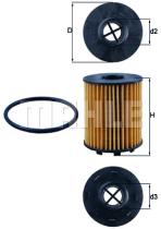 MAHLE OX371D - ELEMENTOS FILTRANTES DE ACEITE