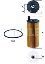 MAHLE OX404D - ELEMENTOS FILTRANTES DE ACEITE
