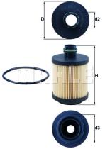 MAHLE OX553D - ELEMENTOS FILTRANTES DE ACEITE