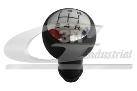 3RG 25201 - BOLA PALANCA 5V CROMO/NEGRO
