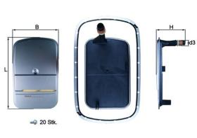 MAHLE HX159KIT - ELEMENTO FILTRANTE HIDRAULICO