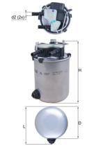 MAHLE KL1027 - FILTROS DE COMBUSTIBLE
