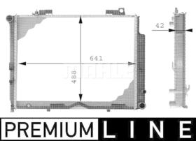 MAHLE CR317000P - RADIADOR TURISMO MB E-CL. (W210)