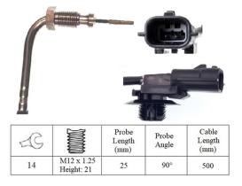 LUCAS LGS7211 - SENSOR TEMPERATURA GASES ESCAPE