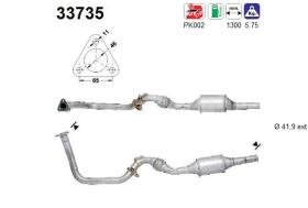 AS 33735 - CATALIZADOR SEAT IBIZA 1.4I