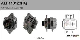 FLAMAR ALF110123HQ - ALT NUEVO MANDO TYPE 12V 60AMP PR4
