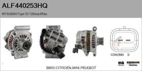 FLAMAR ALF440253HQ - ALTERNADOR MITSUBISHI TYPE 12V 120AMP PR6