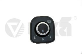VIKA 99591048401 - INTERRUPTOR ESPEJO EXTERIOR CALEFACTABLE NEGRO CROMO