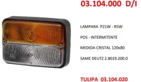 COBO ELECTRICIDAD 03104000 - PILOTO DELANTERO AMBOS LADOS 1011301