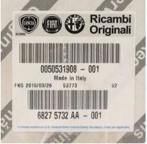 FIAT 50538522 - CERRADURA PUERTA DELANTERA DERECHA ALFA ROMEO