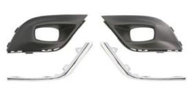 AUTO CARSER 550134F - KIT DE REJILLAS FAROS ANTINIEBLA CON MOLDURA CROMADA