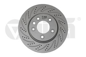 VIKA 66151716601 - DISCO DE FRENO DELANTERO IZQUIERDO LÍNEA PERFORADA GEOMET