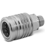 DISUMTEC 460801 - ENCHUFE PUNZÓN ISO-7241-A ROSCA MACHO MÉTRICA M20 X 1.5