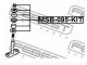FEBEST MSB095KIT - CASQUILLO DEL MONTANTE ANTERIOR DEL ESTABILIZADOR,JUEGO